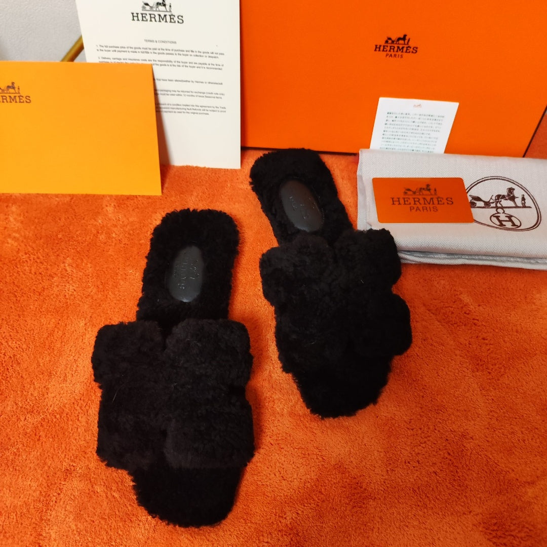 Casual Fashion Indoor Wool Slippers