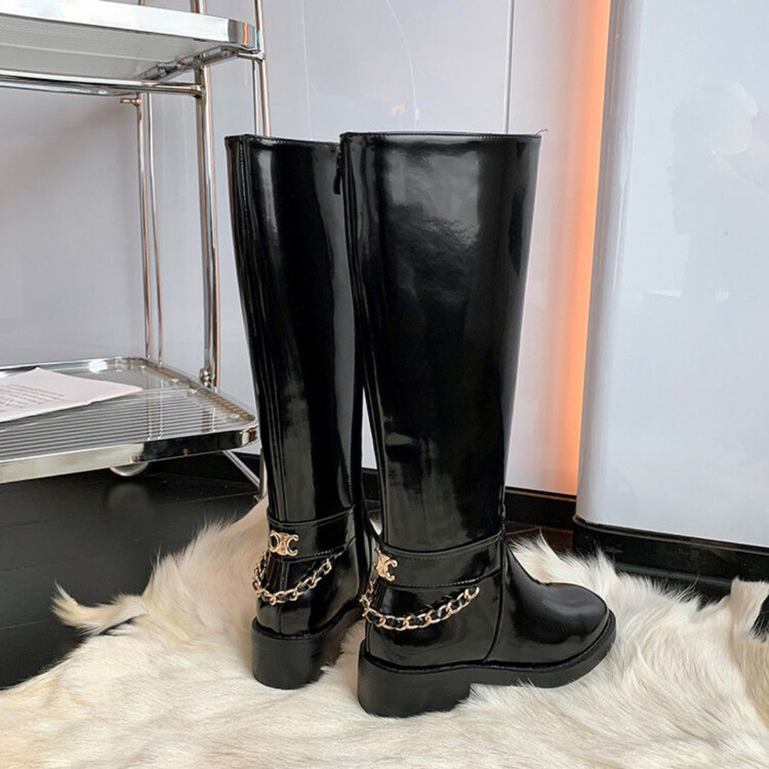 Women's Long Boots Chanel Style Series