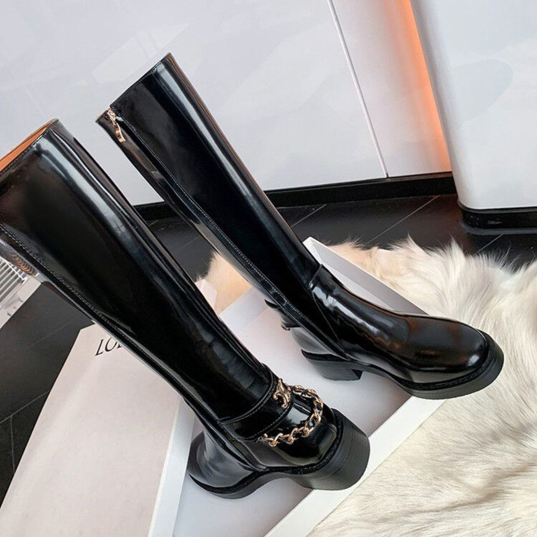 Women's Long Boots Chanel Style Series