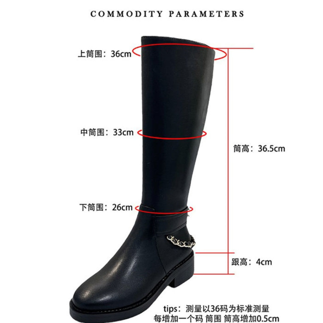 Women's Long Boots Chanel Style Series