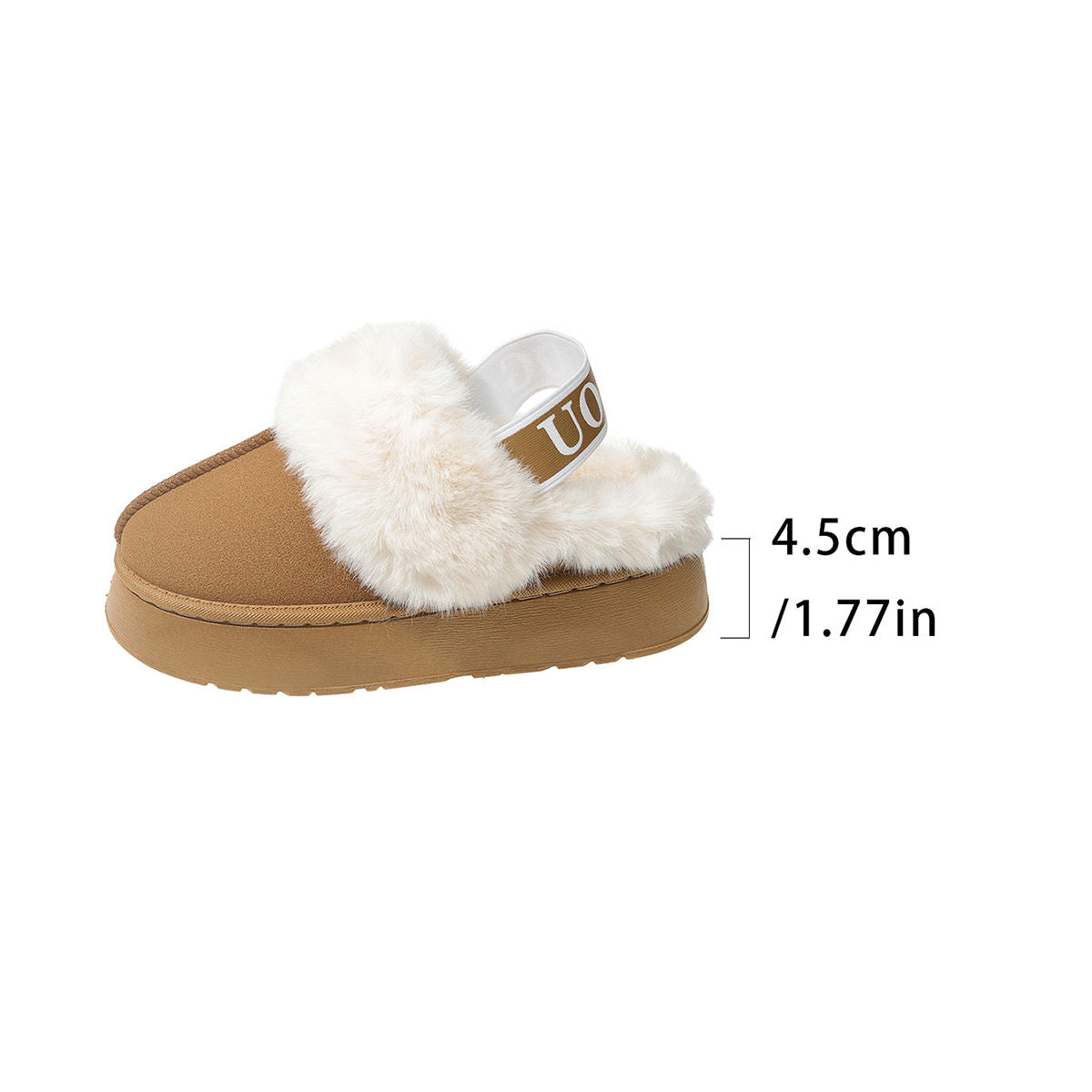 Leather and wool indoor and outdoor slippers