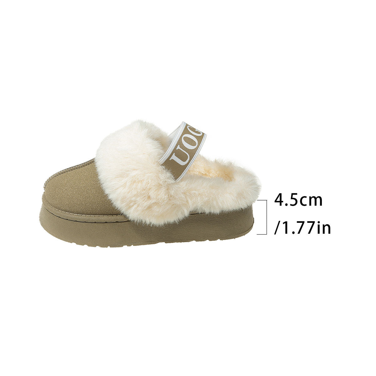 Leather and wool indoor and outdoor slippers