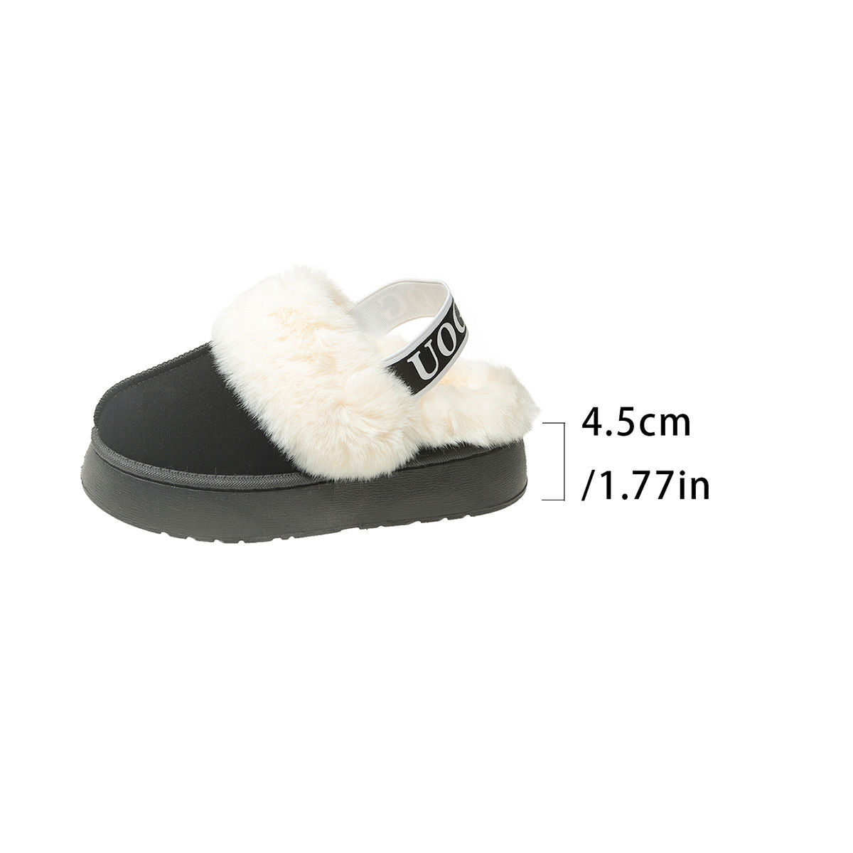 Leather and wool indoor and outdoor slippers