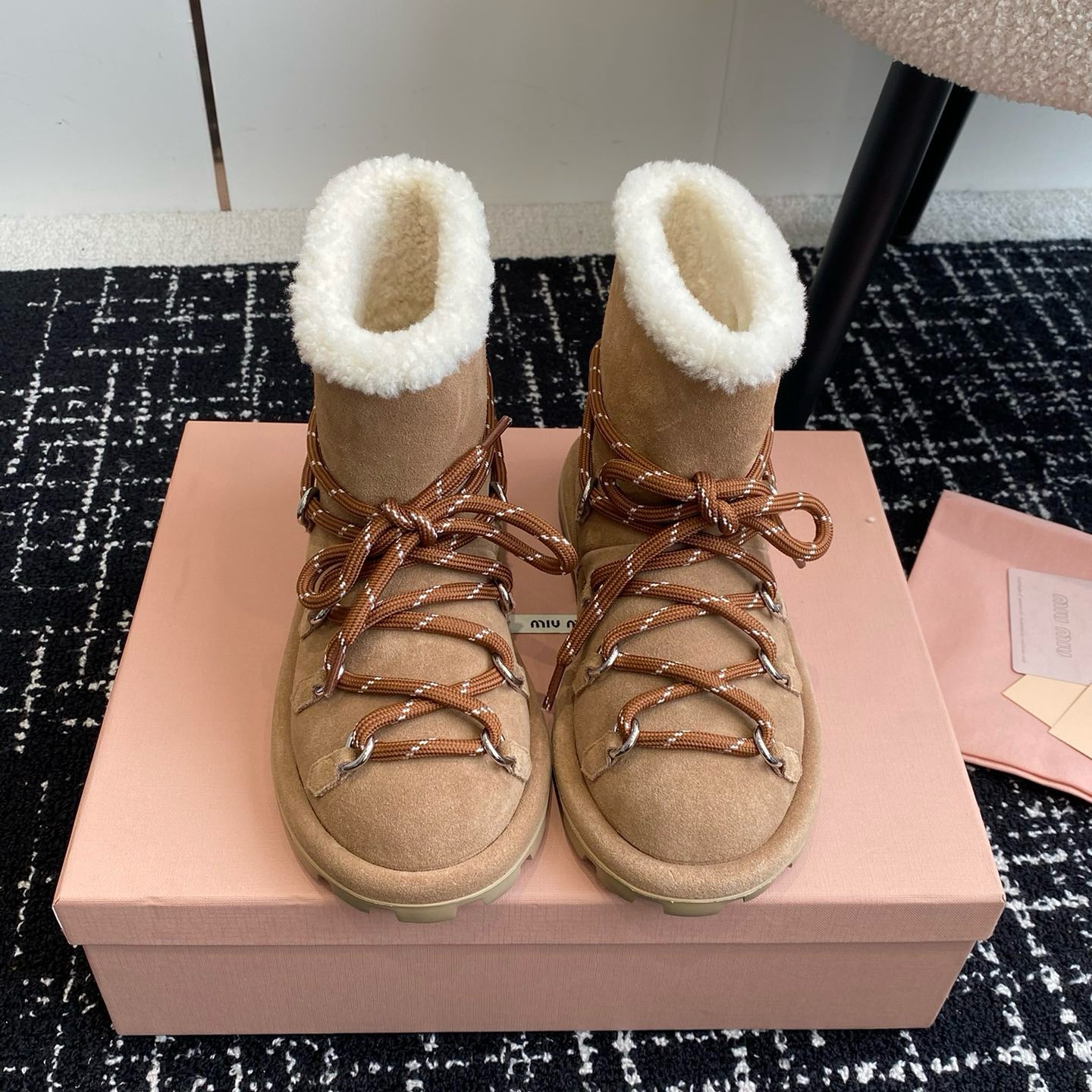 Women's Fashion High Top Fleece Snow Boots